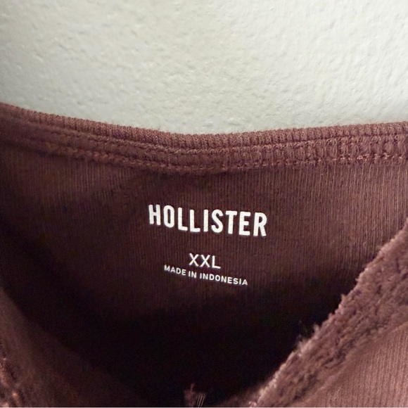 Hollister Dark Brown Lace Cami Top - Picture 3 of 4